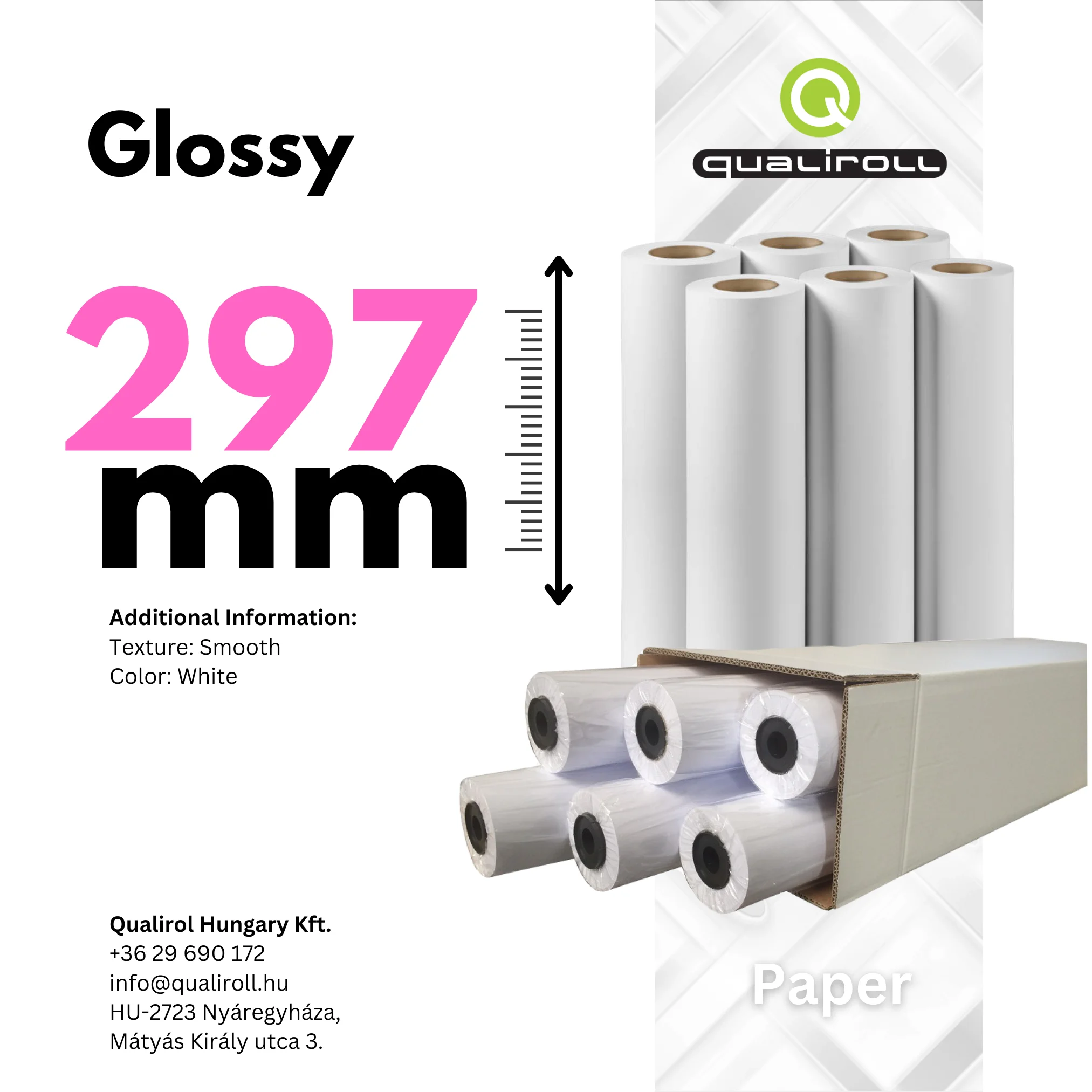 Glossy Photo Paper 200 GSM , 297mm x 30m