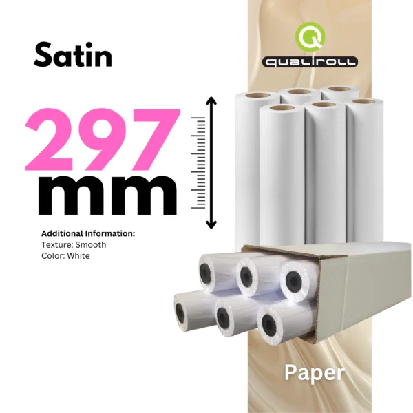 Satin Photo Paper 200 GSM , 297mm x 30m