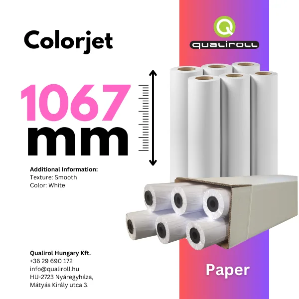 Colorjet 180 GSM , 1067mm x 30m