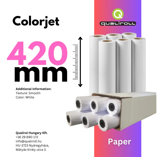 Colorjet 180 GSM , 420mm x 30m